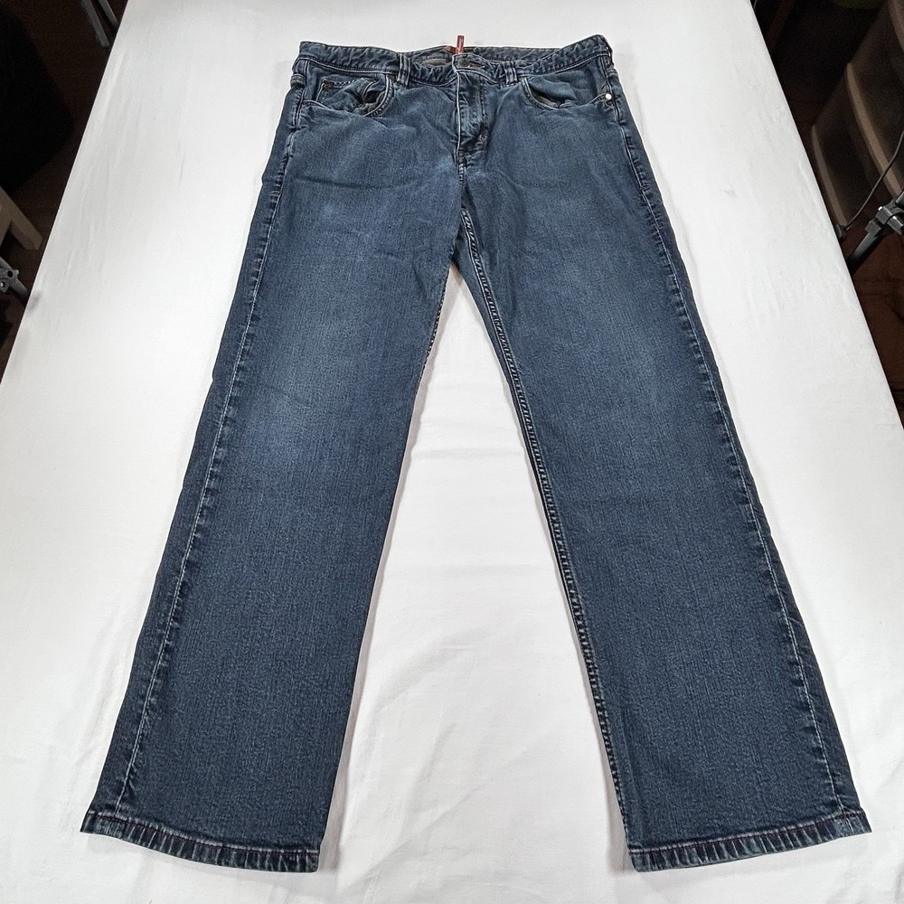 Tommy Bahama Jeans Mens 36x30 Blue Standard Straight Leg Medium Wash Denim